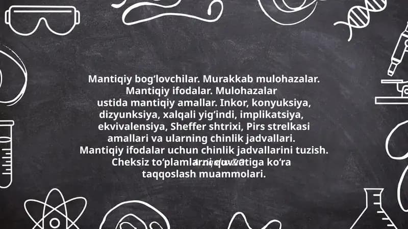 Mantiqiy bog‘lovchilar