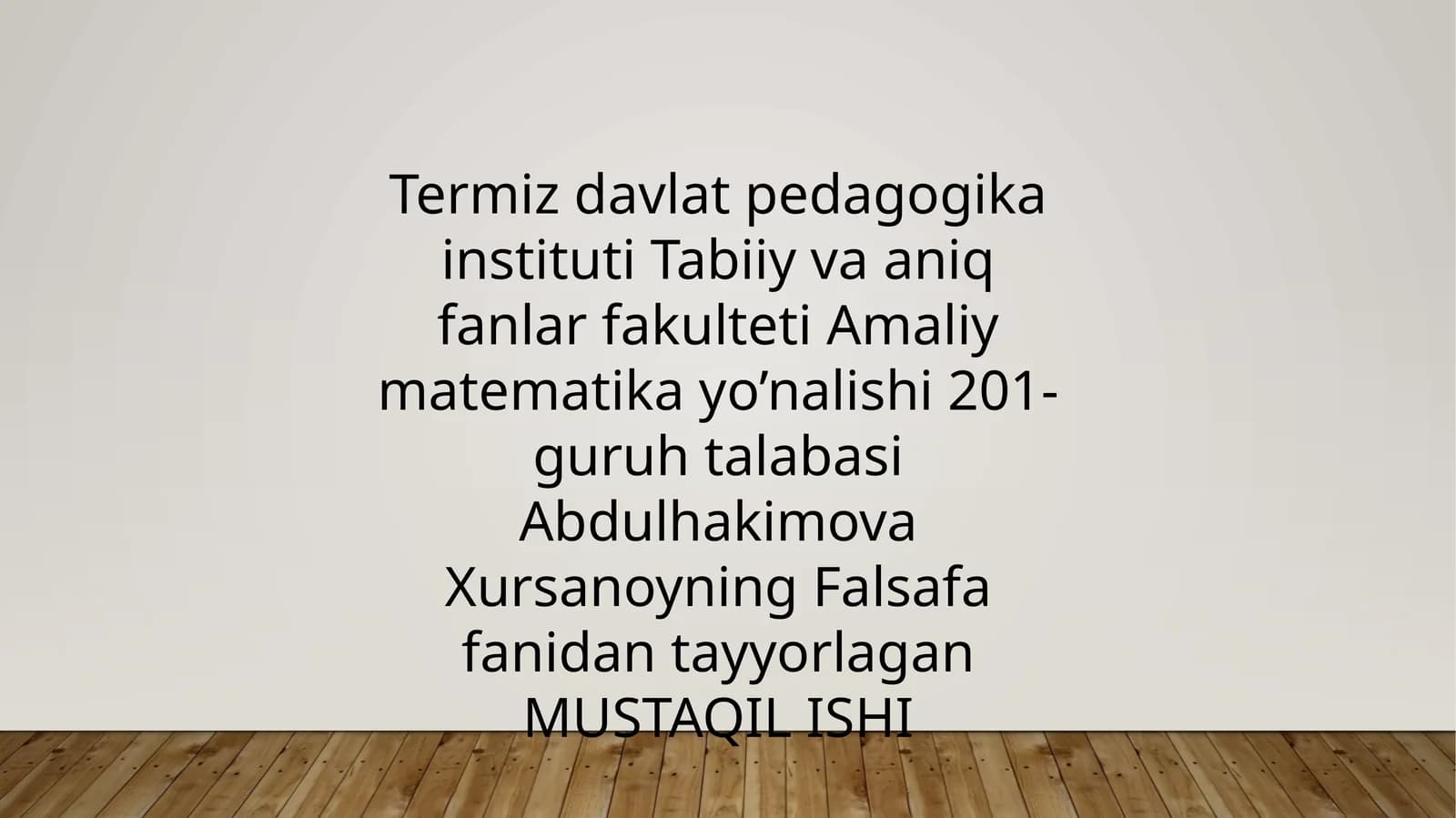 Tafakkurning ertasiyasining amal qilish mexanizmlari