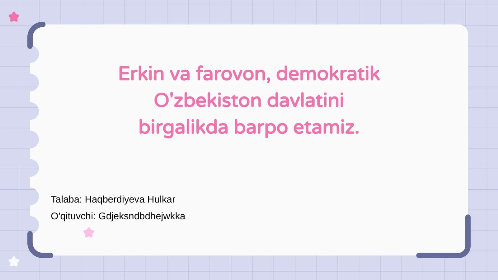Erkin va Farovon O'zbekiston uchun Birgalikda Harakat