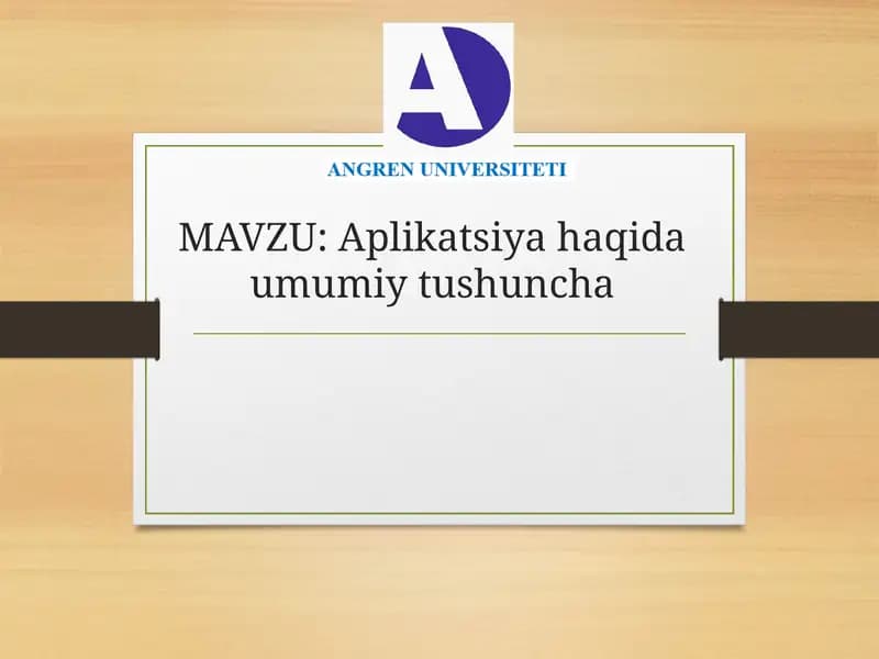 Aplikatsiya