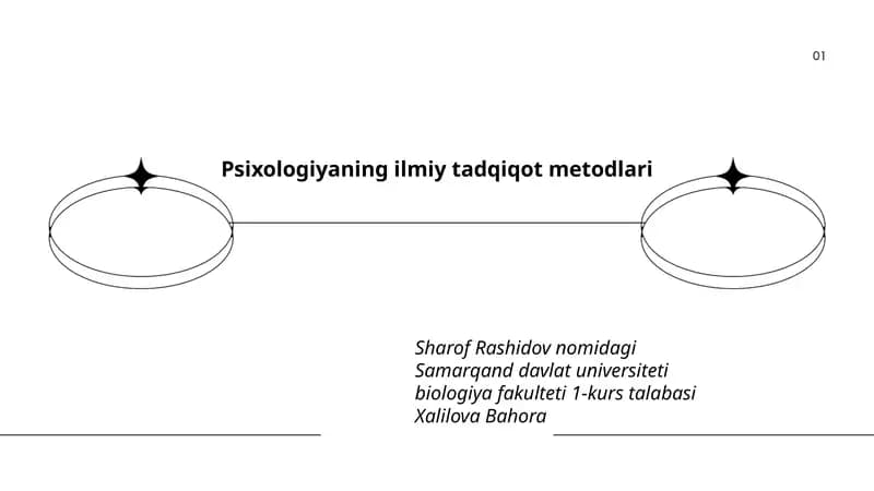 Psixologiyaning ilmiy tadqiqot metodlari