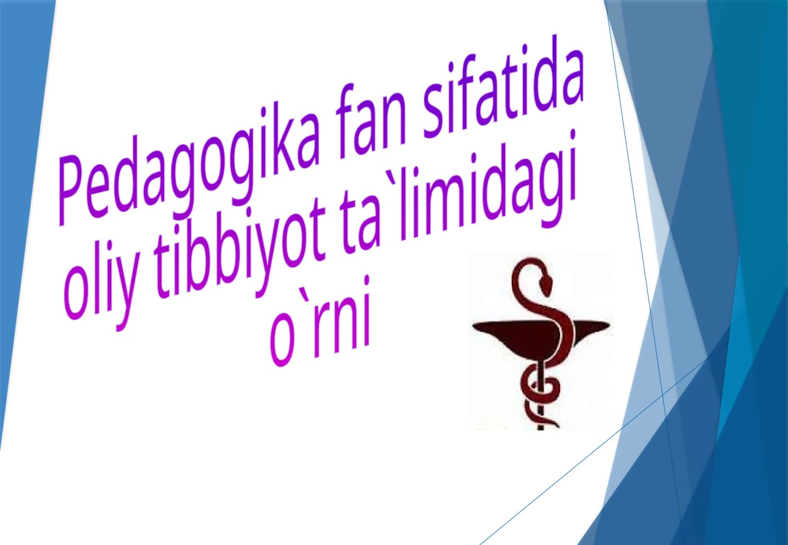 Oliy-tibbiyot ta'limi