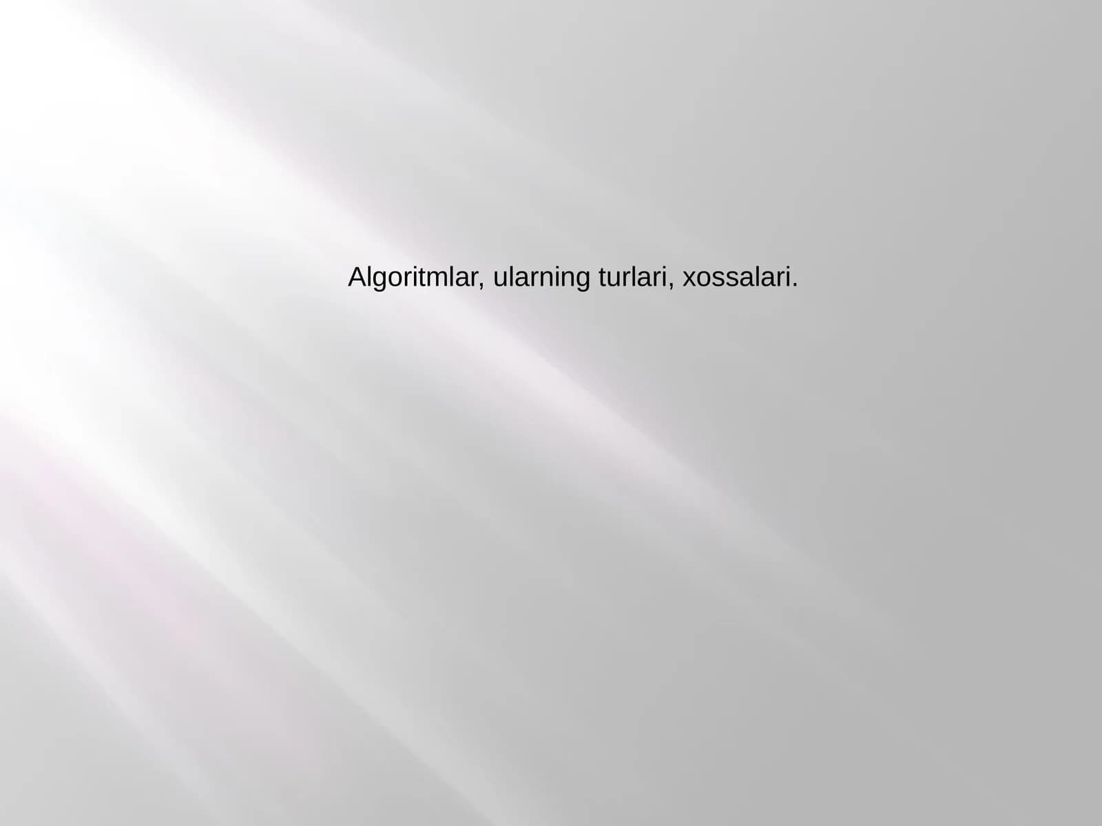 Algoritm