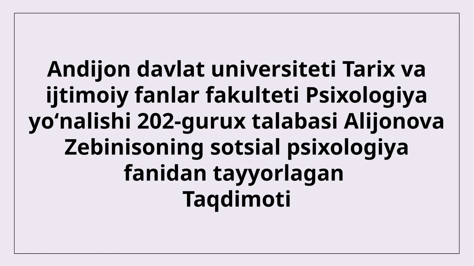 Shaxsning Jamiyatdagi Mavqei va Ijtimoiy Stereotiplar