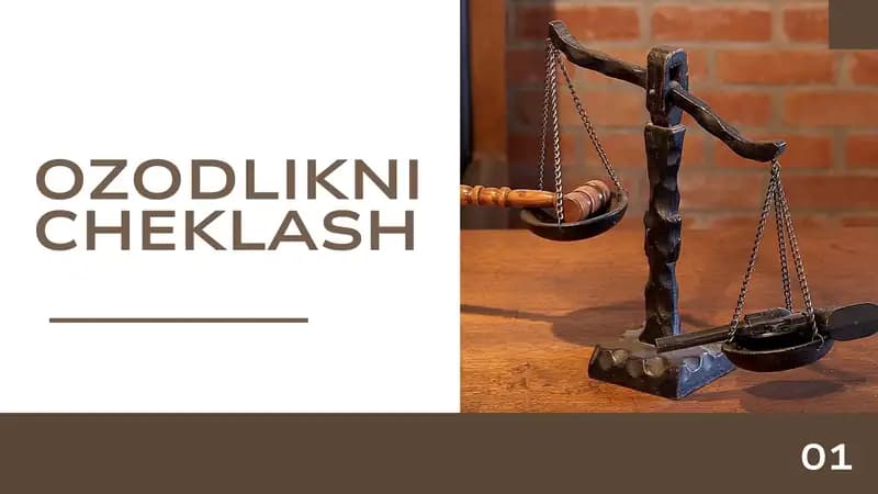 Ozodlikni cheklash