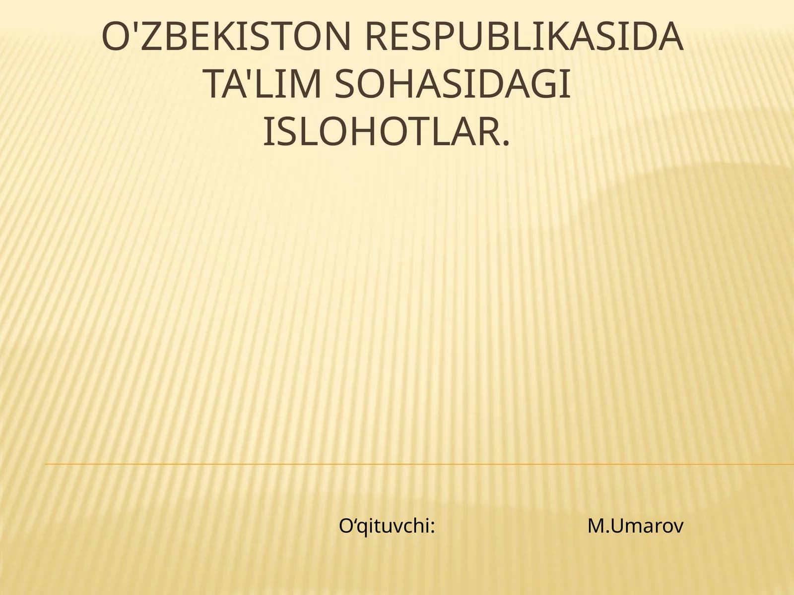 Kadrlar tayyorlash milliy dasturi