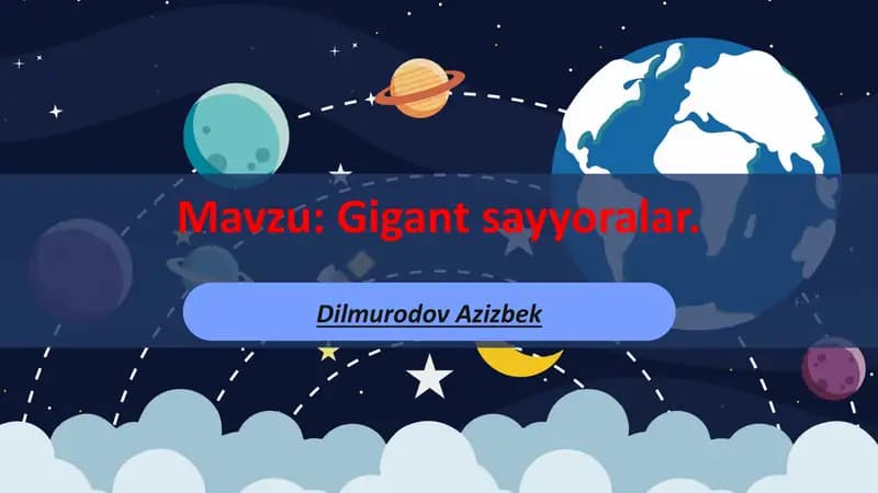 Gigant sayyoralar