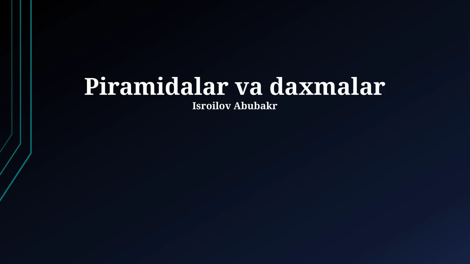 Piramidalar va Kriptalar: Ta'riflar va turlari