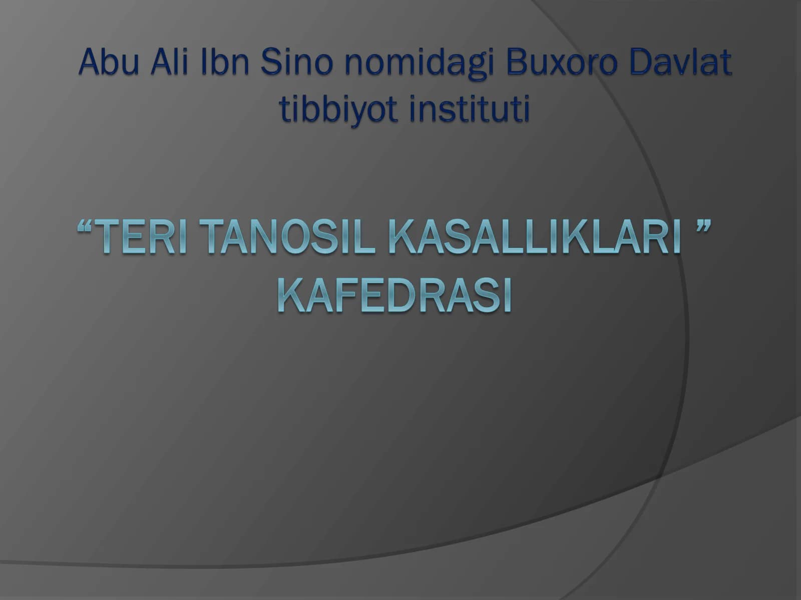 O’RAB OLUVCHI TEMIRATKI