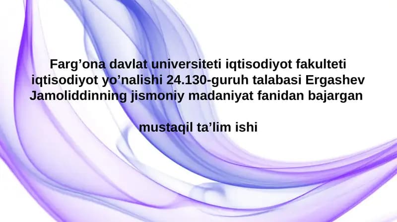 qisqa oʻrta va uzoq masofaga yugurish