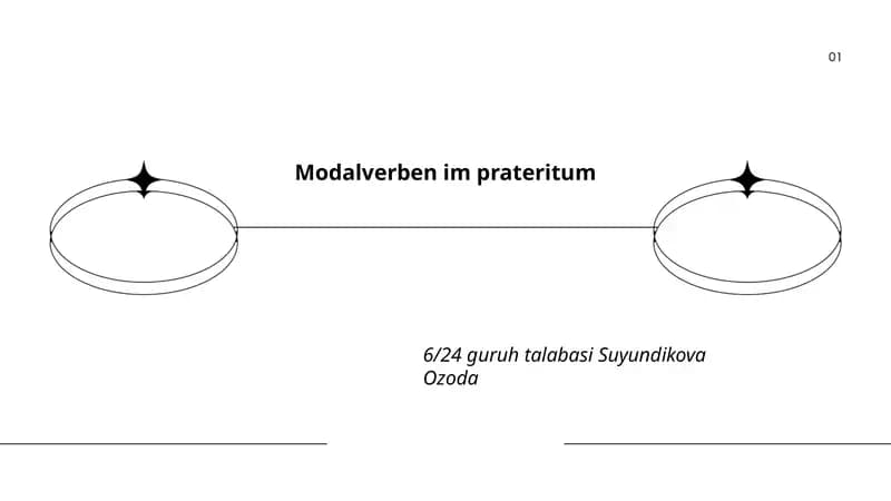 Modalverben im Präteritum