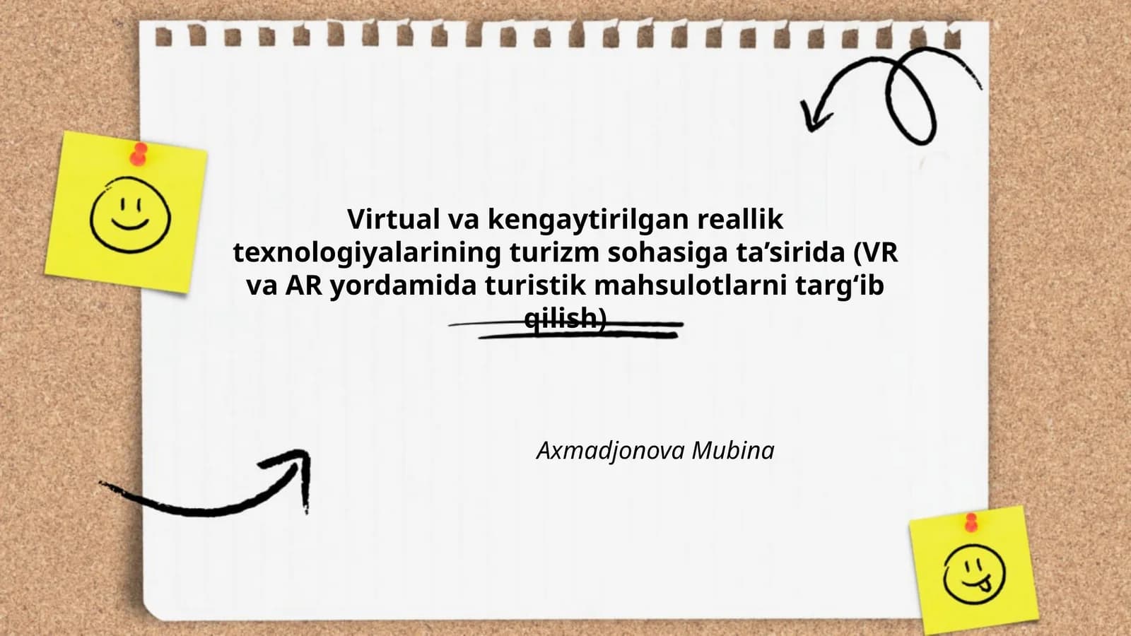 Virtual va kengaytirilgan reallik texnologiyalarining turizm sohasiga ta’siri