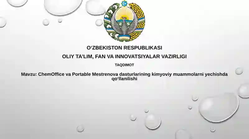 ChemOffice va Portable Mestrenova