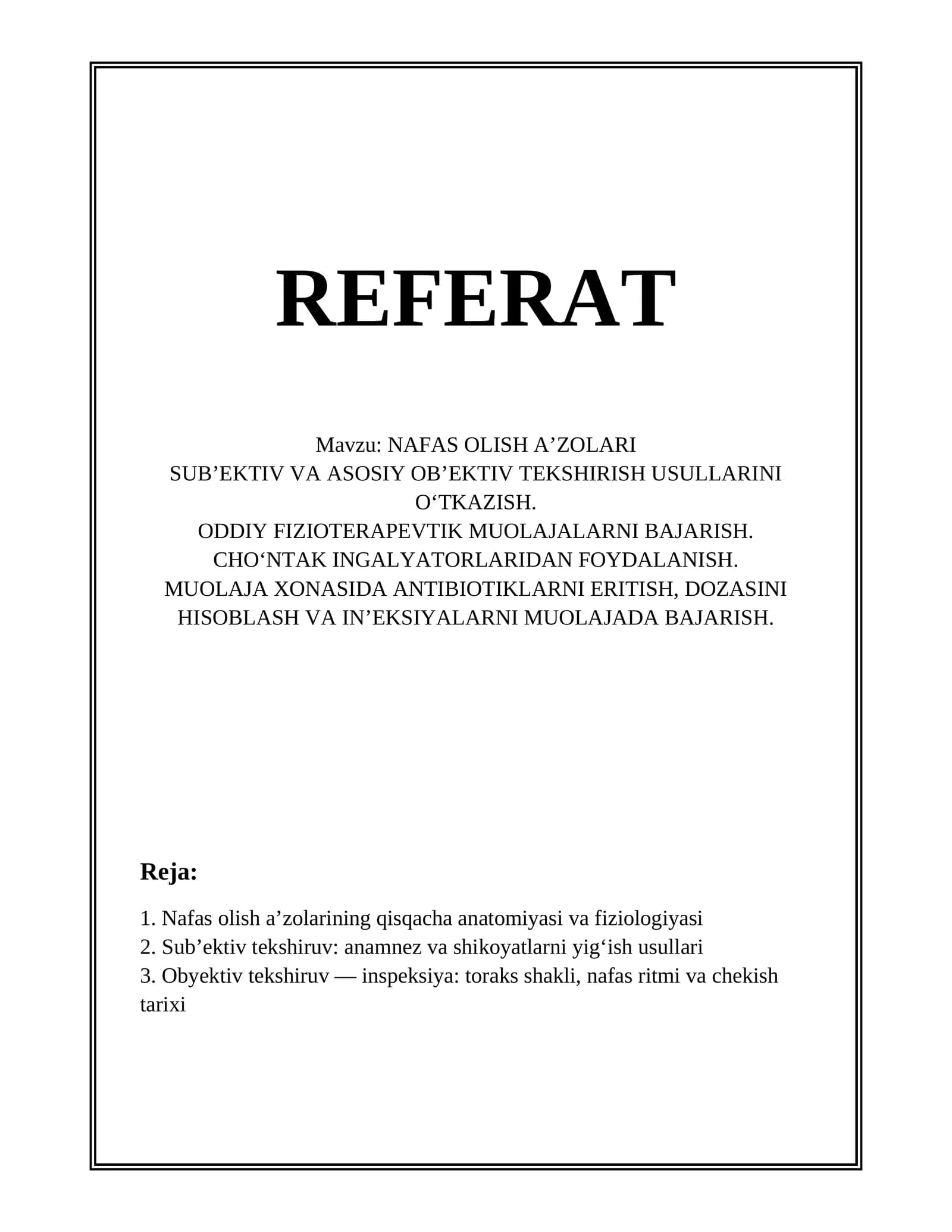 NAFAS OLISH A’ZOLARI