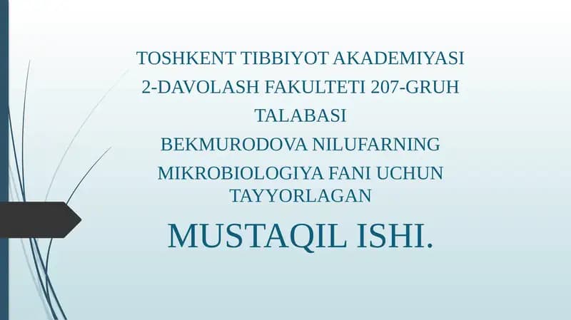 Mikrobiologiya fanining prionlar haqida tushuncha