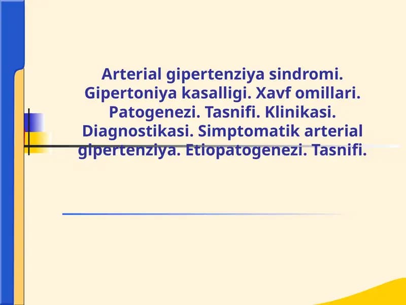 Arterialgipertenziyasindromi