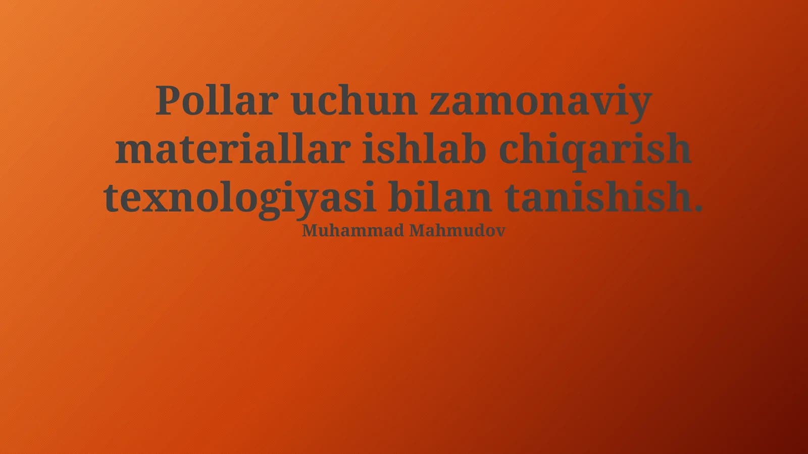 Zamonaviy pol qoplamalari