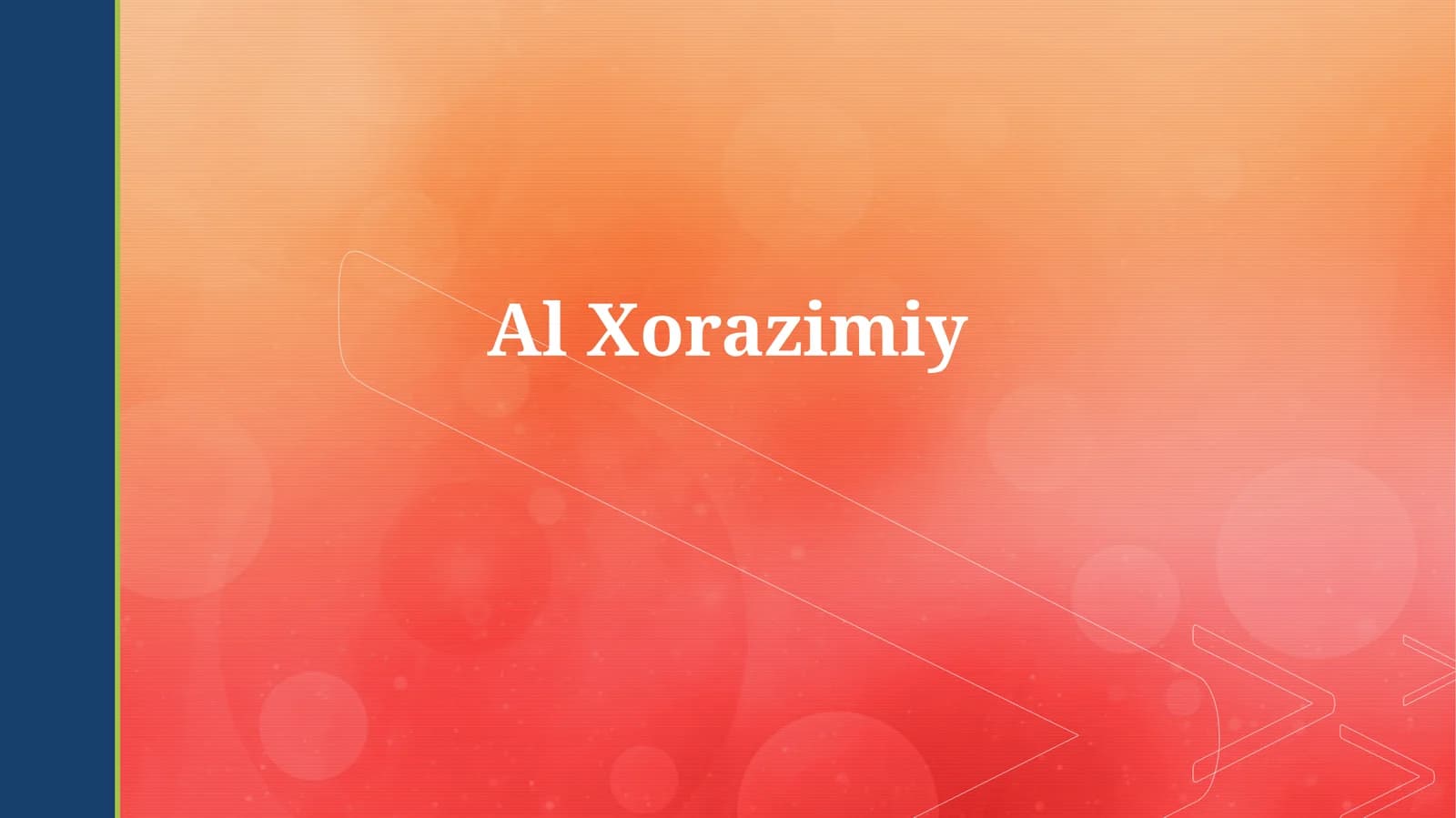 Al-Xorazmiy
