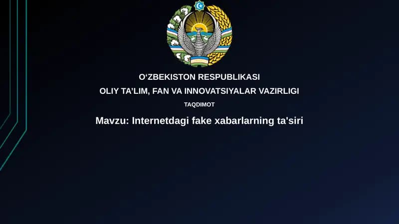 Internetdagifakexabarlarningta'siri