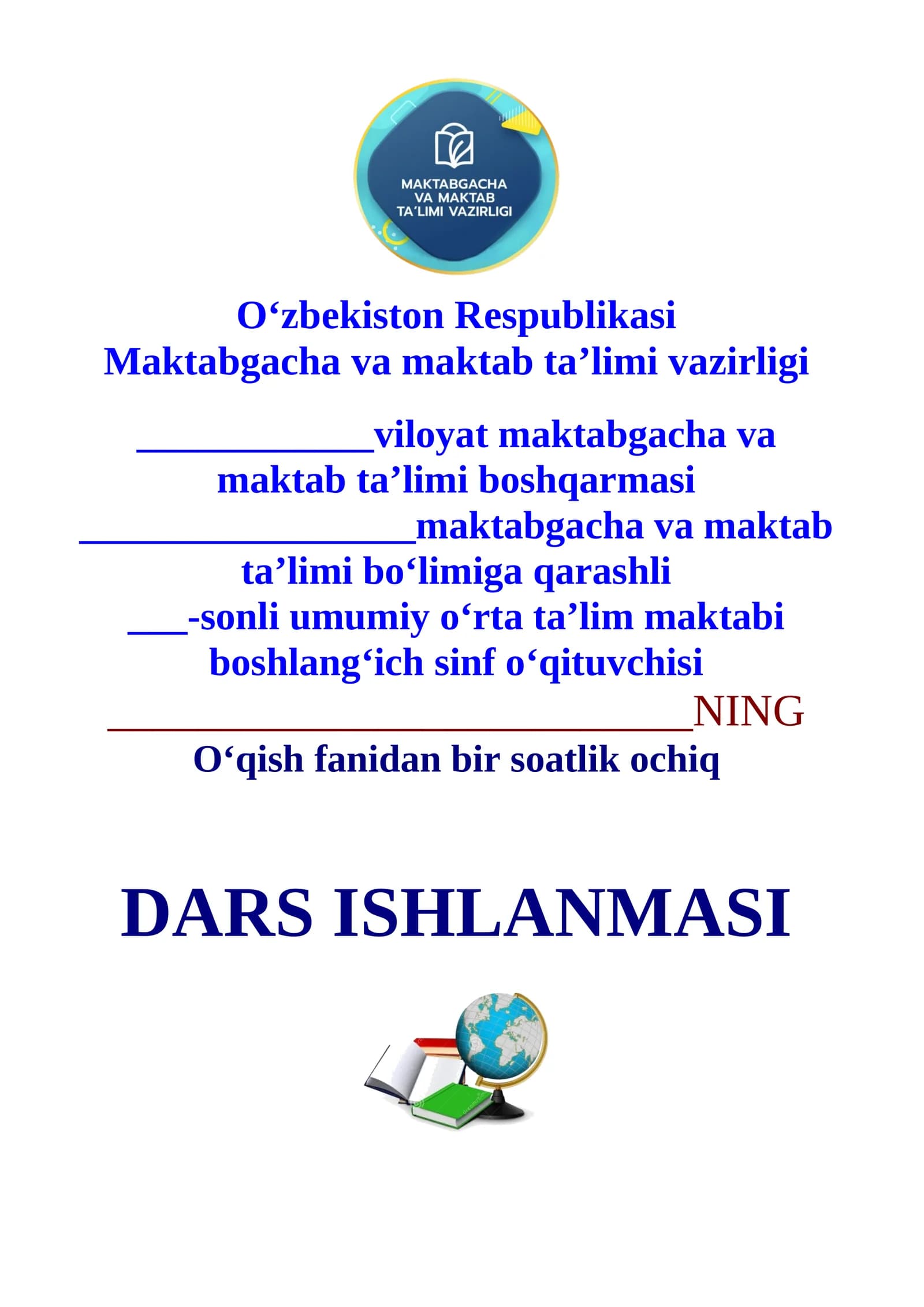 1-sinf o‘qish kulib keldi Navro‘zim 3-chorak dars ishlanmasi