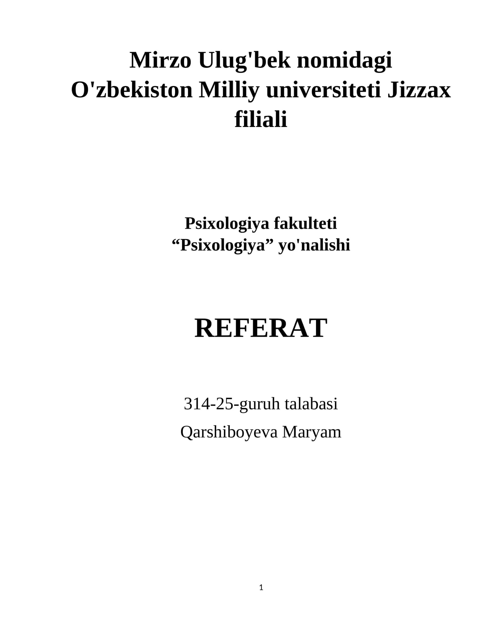 Bola rivojlanishida o`qitish muammosi