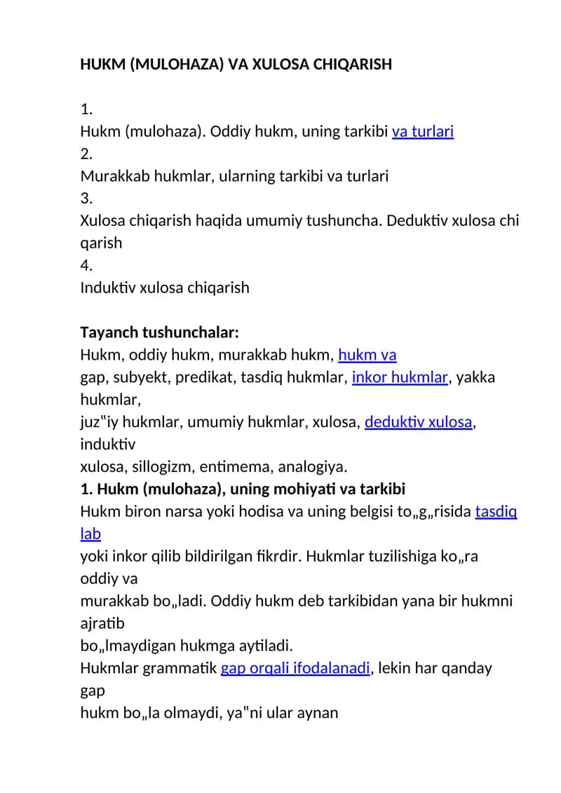 HUKM(MULOHAZA)VAXULOSACHIQARISH