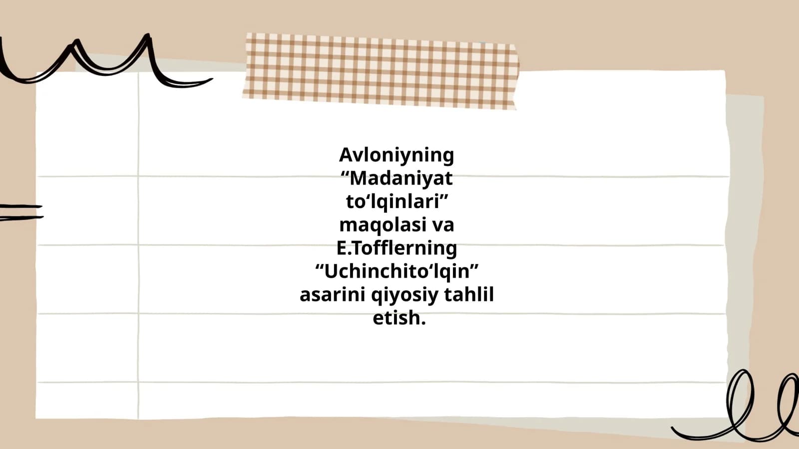 Madaniyat o'zgarishlari va Uchinchito‘lqin nazariyasi