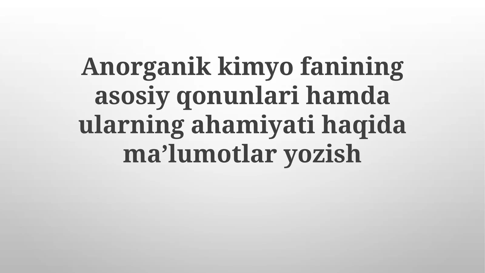 Avogadro qonuni va uning ahamiyati