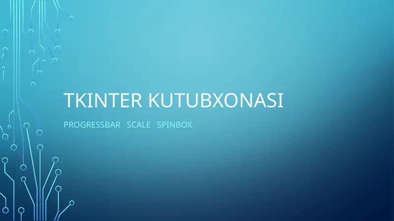 TKINTER KUTUBXONASI