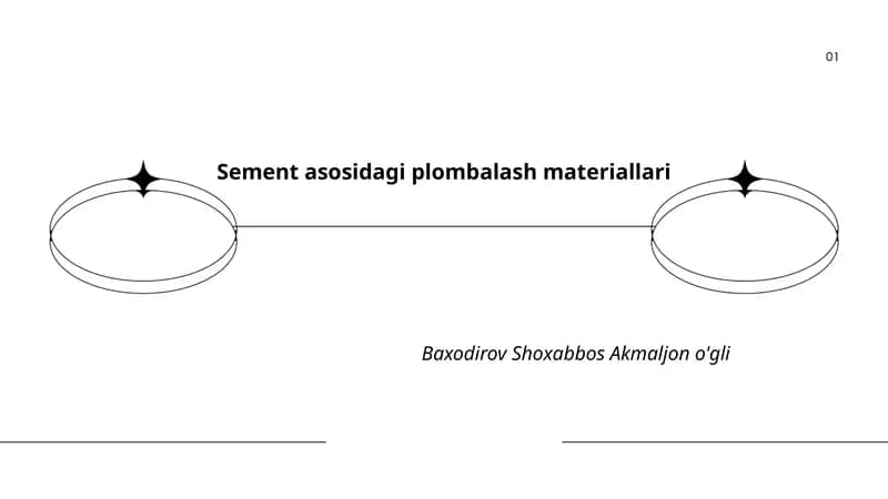Sement asosidagi plombalash materiallari