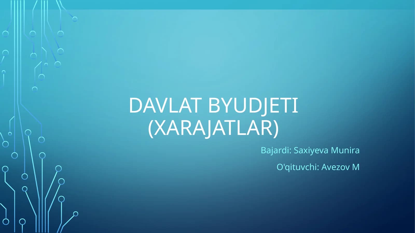 davlat byudjeti xarajatlari