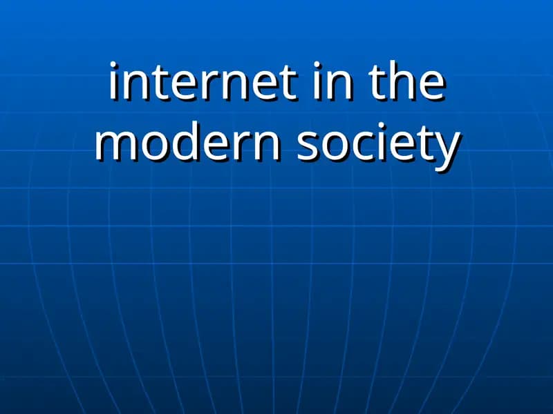 The History of Internet