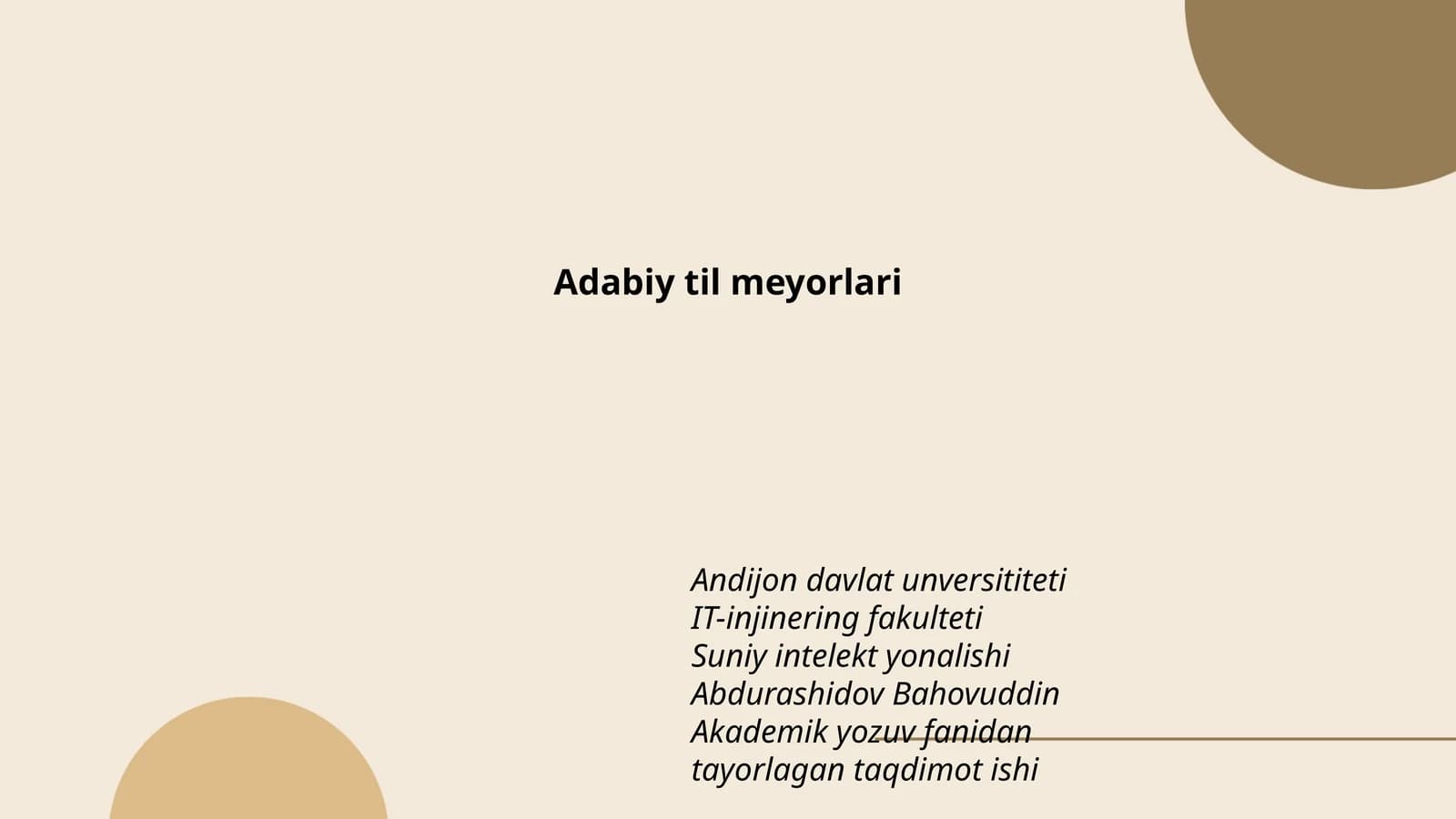 Adabiy til meyorlari
