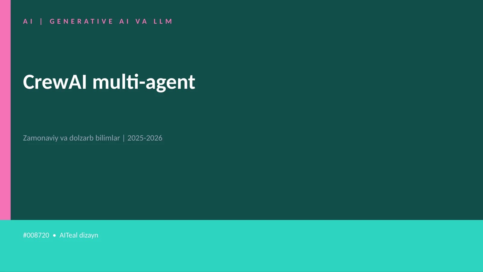 GENERATIVE AI VA LLM