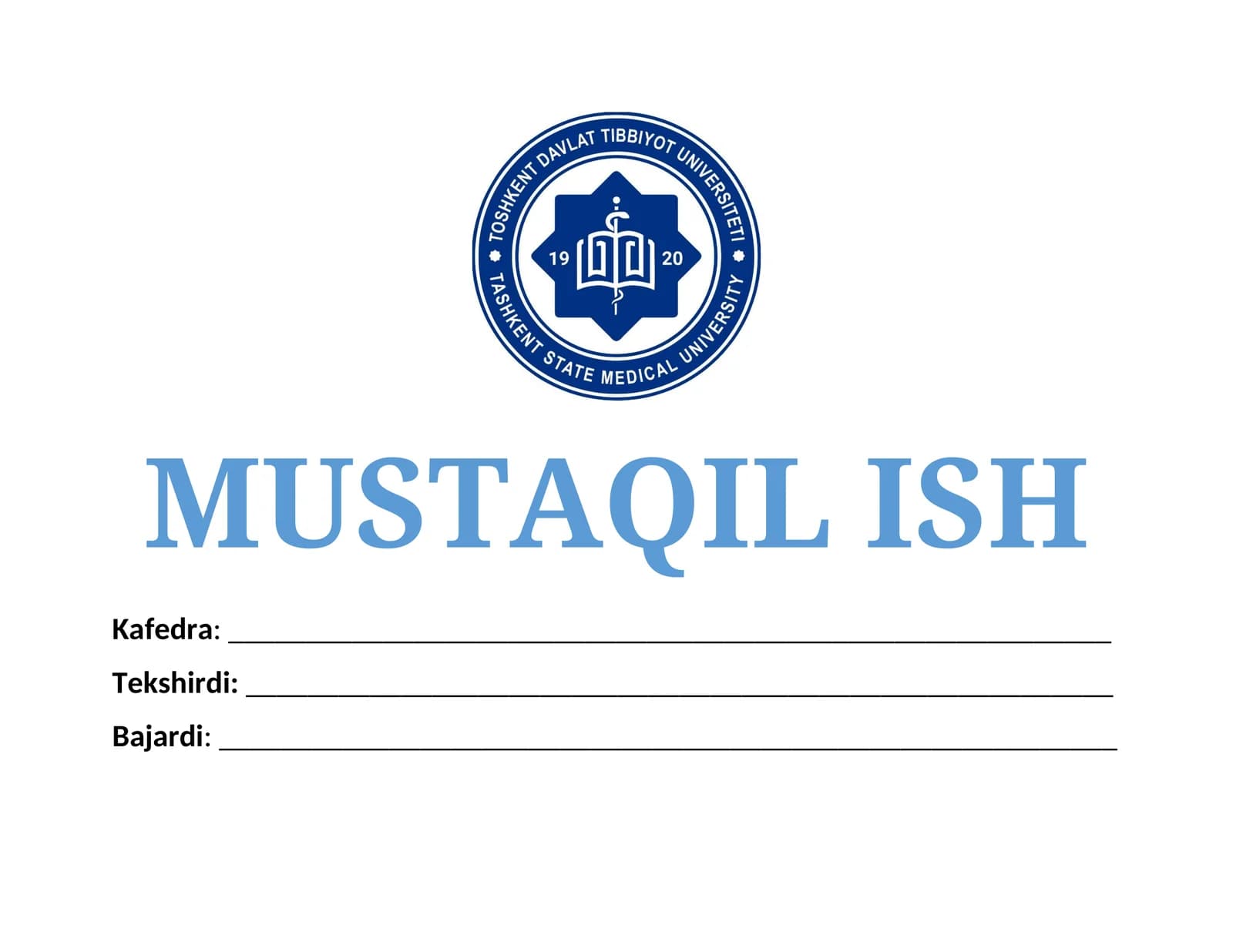 Toshkent davlat tibbiyot universiteti huzuridagi pedagog kadirlarni qayta tayyorlash va ularni malakasini oshirish tarmoq markazi – portal