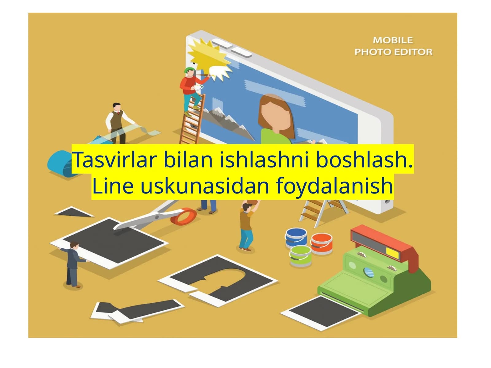 Tasvirlar bilan ishlashni boshlash