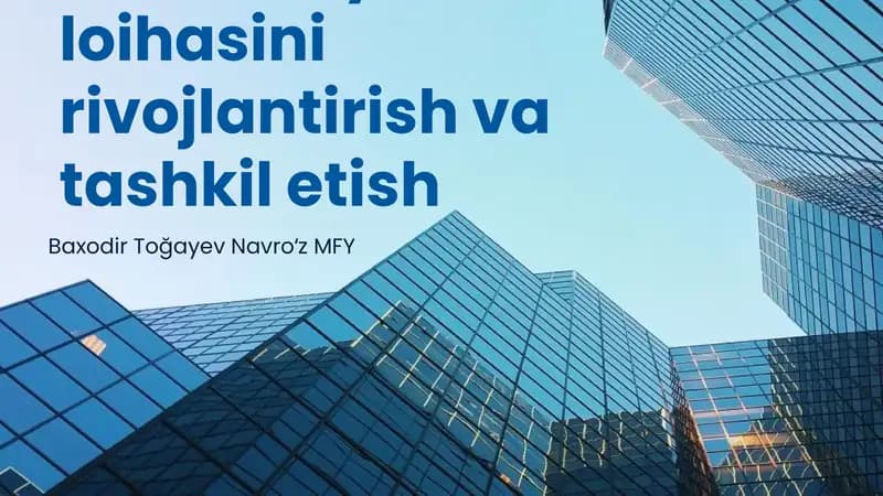Baxodir Toğayev Navroʻz MFY