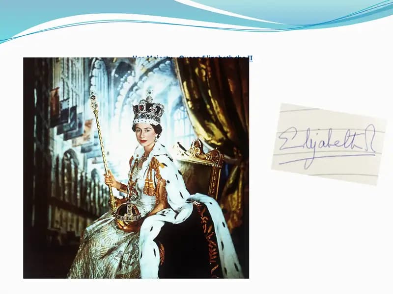 Her Majesty – Queen Elizabeth the II