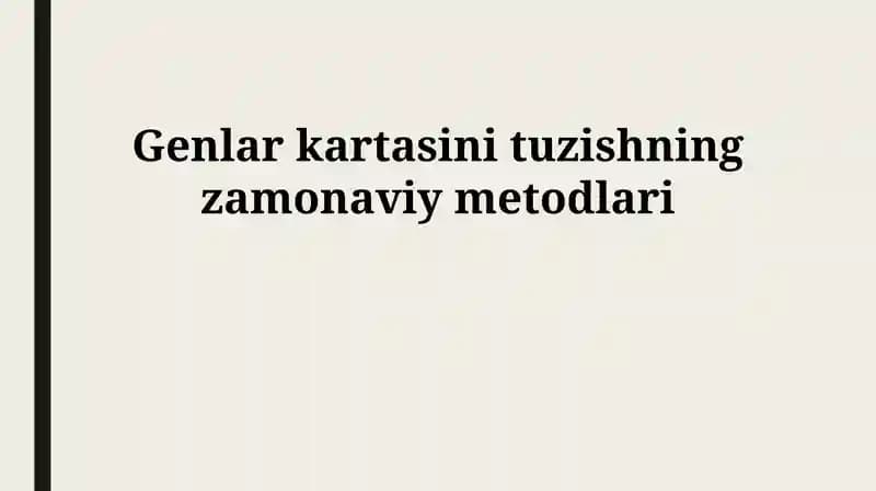 Zamonaviy genealogik jadvallar