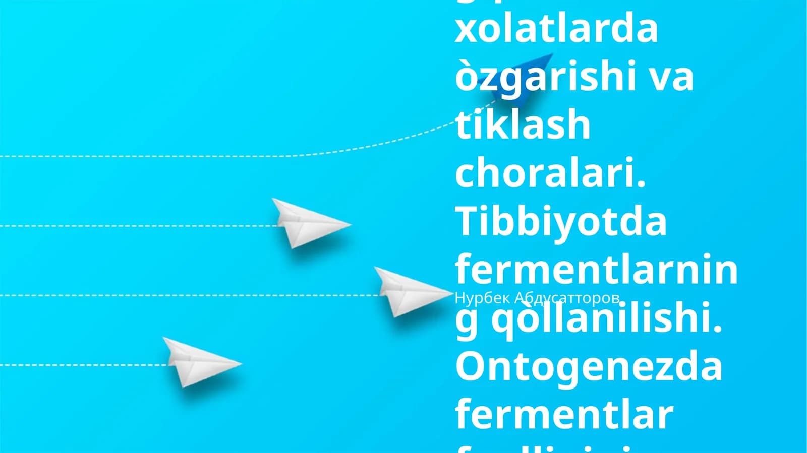 Fermentlar faolligini oshqozon kislotaligini gipo va giperatsid xolatlarda òzgarishi va tiklash choralari
