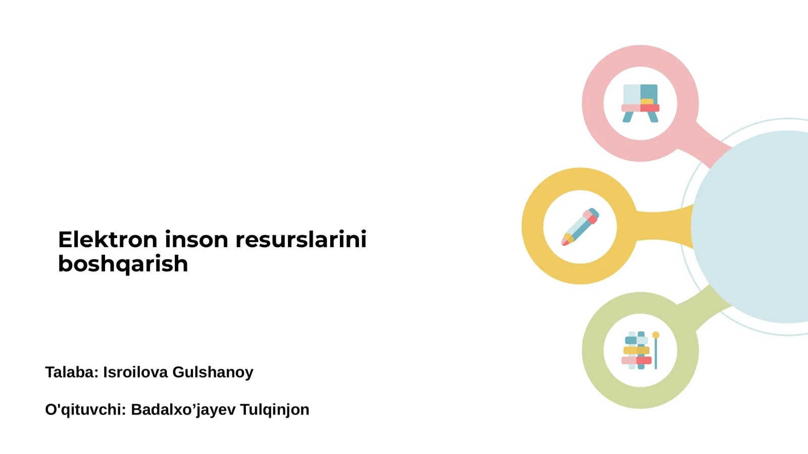 Elektron inson resurslarini boshqarish