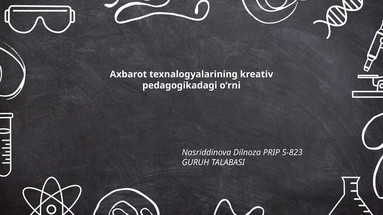 Axborot texnologiyalarining kreativ pedagogikadagi oʻrni