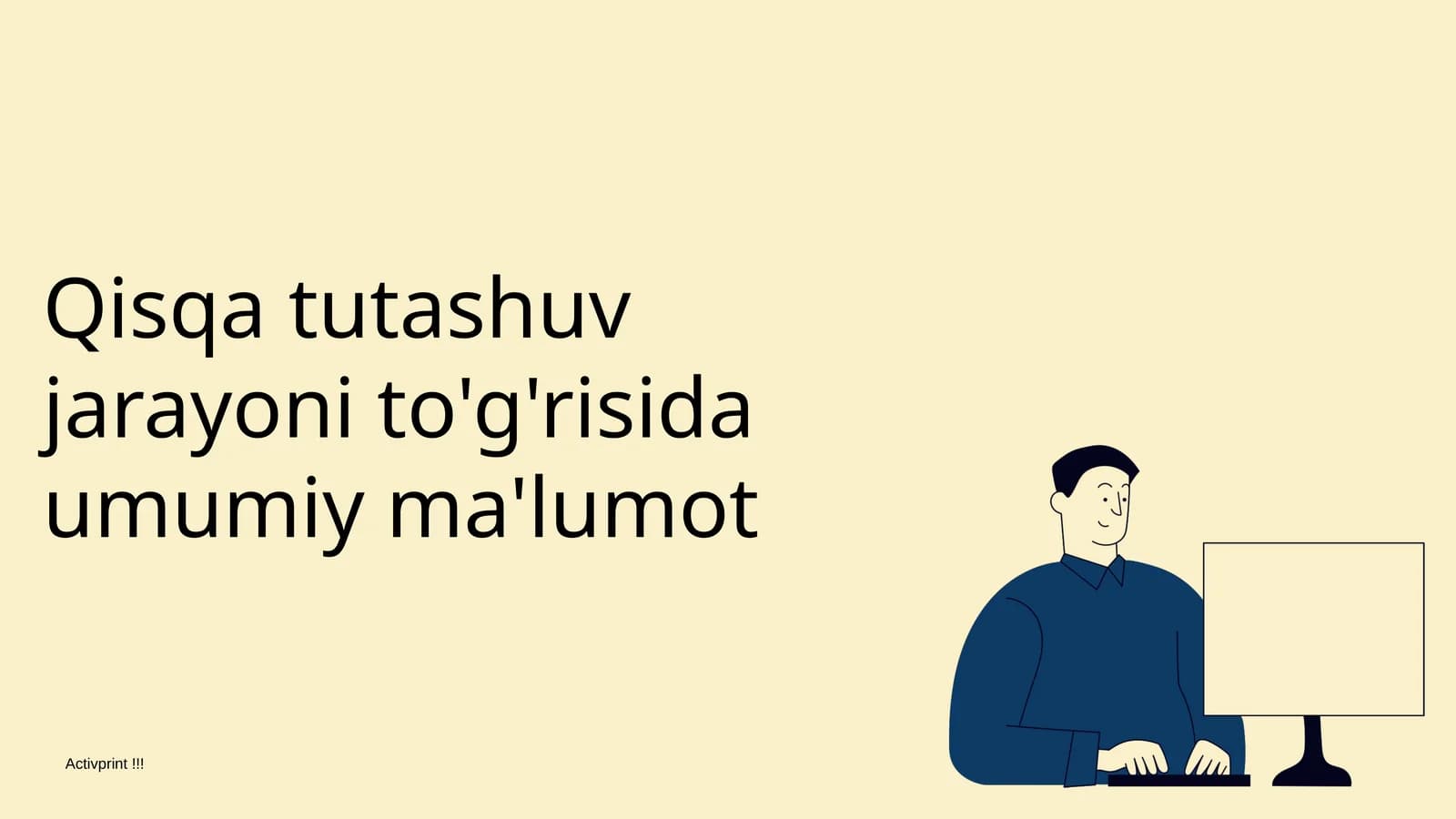 Qisqa tutashuv jarayoni to'g'risida umumiy ma'lumot