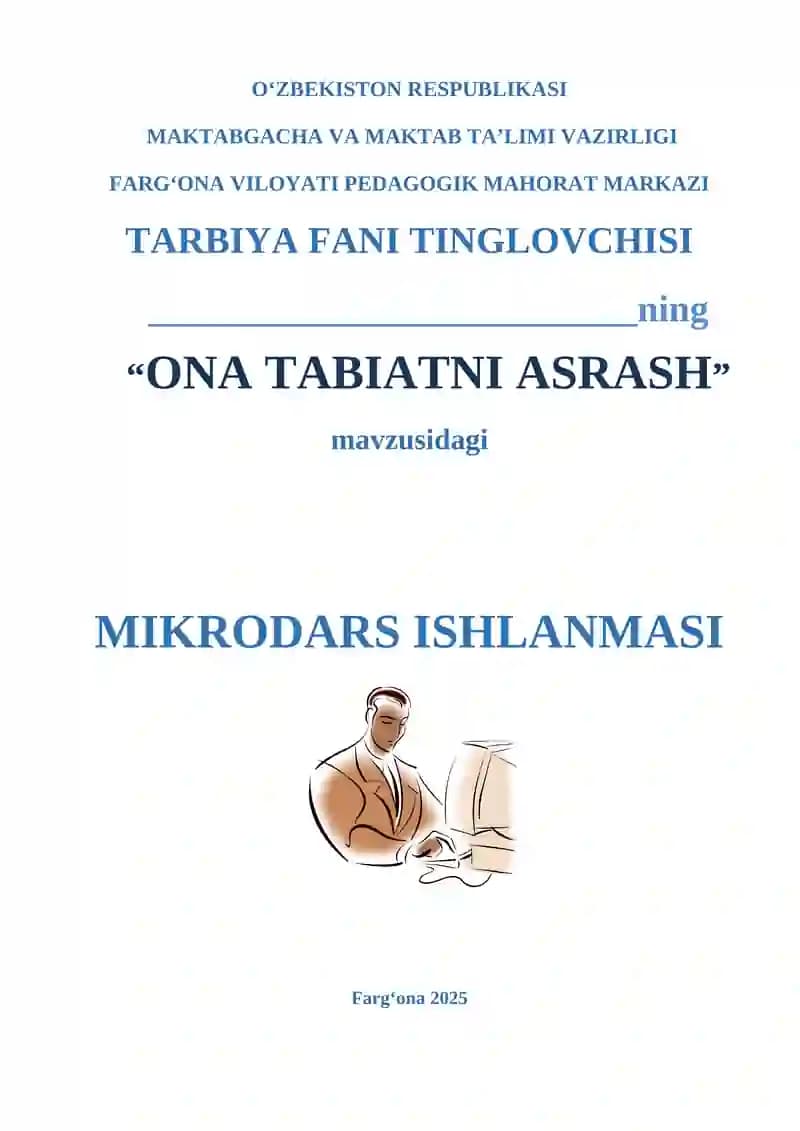 Ona tabiatni asrash