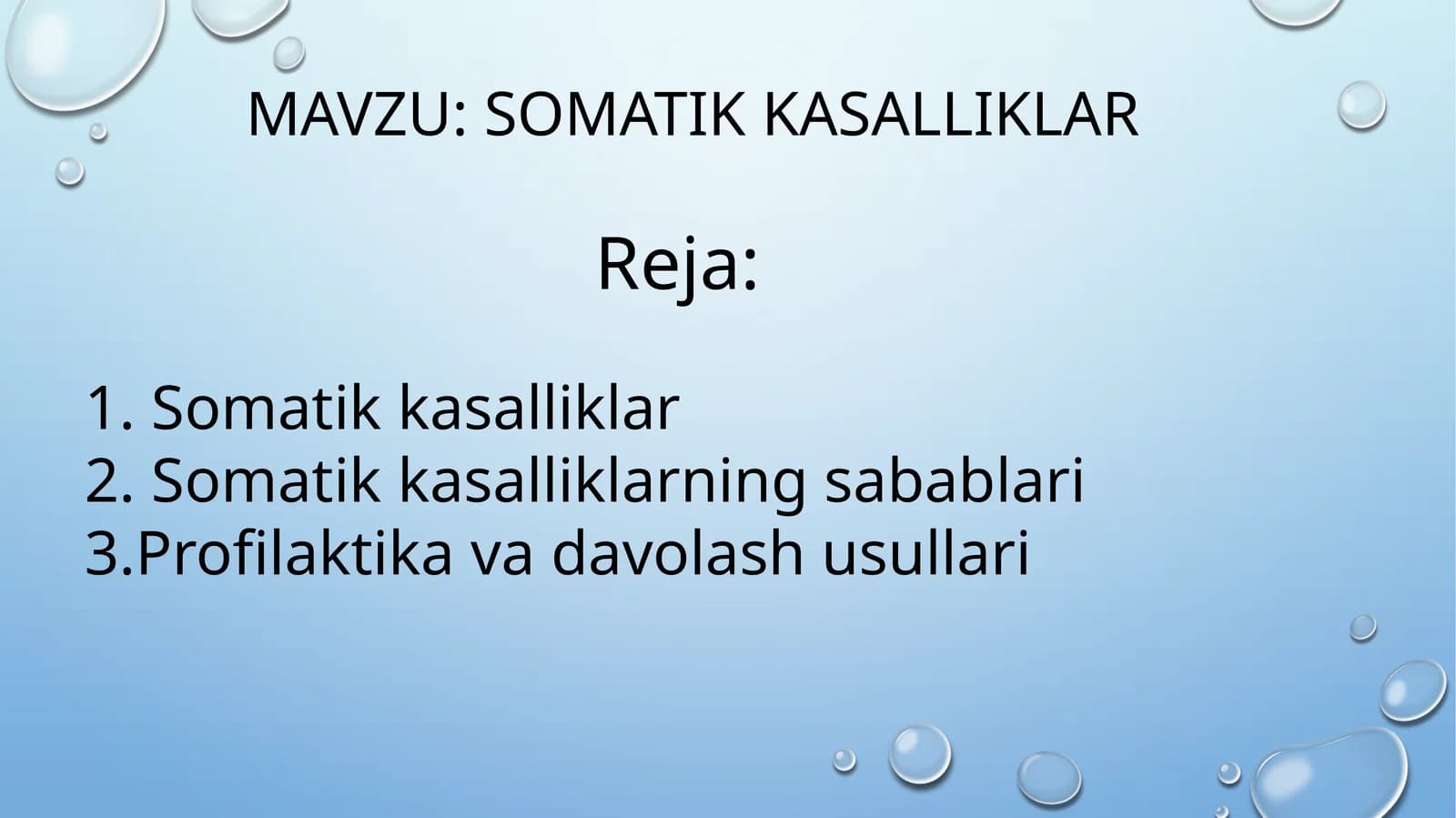 Somatik kasalliklar