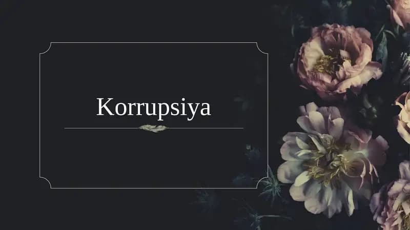 Korrupsiya