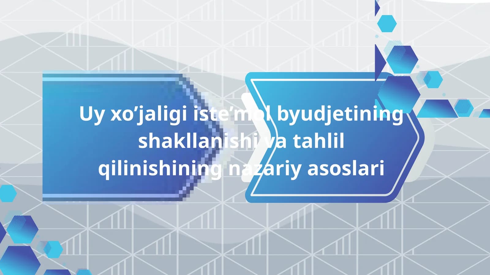 Uy-xo'jalikining istemol byudjeti va xarajatlar tarkibi tahlili