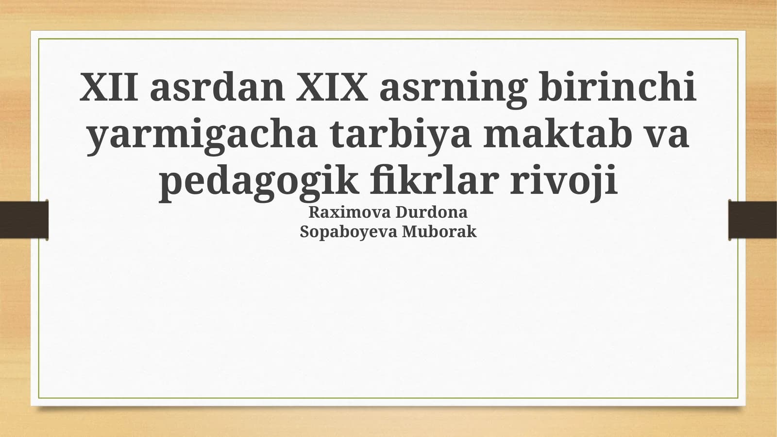 O'rta asrlardan Ma'rifatparvarlikka: Ta'lim Evolyutsiyasi