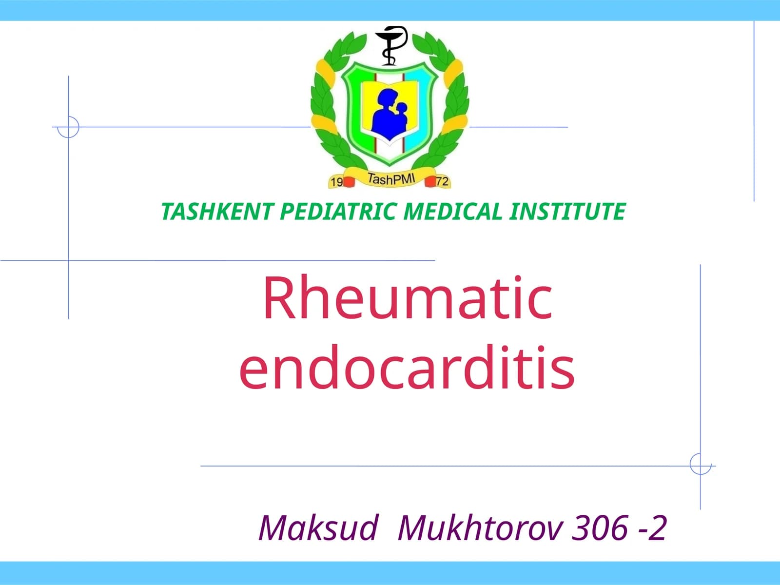 Rheumatic endocarditis