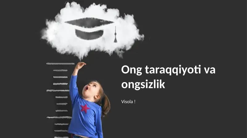 Ong taraqqiyoti va ongsizlik